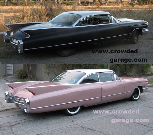 1960 Cadillac Coupe Deville pink whitewalls