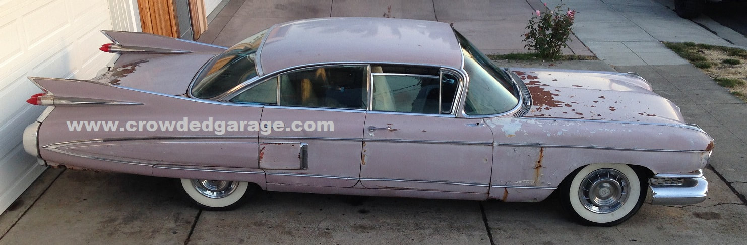 1959 Cadillac Fleetwood pink