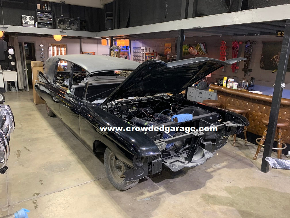 1959 Cadillac hearse Superior landau restoration project
