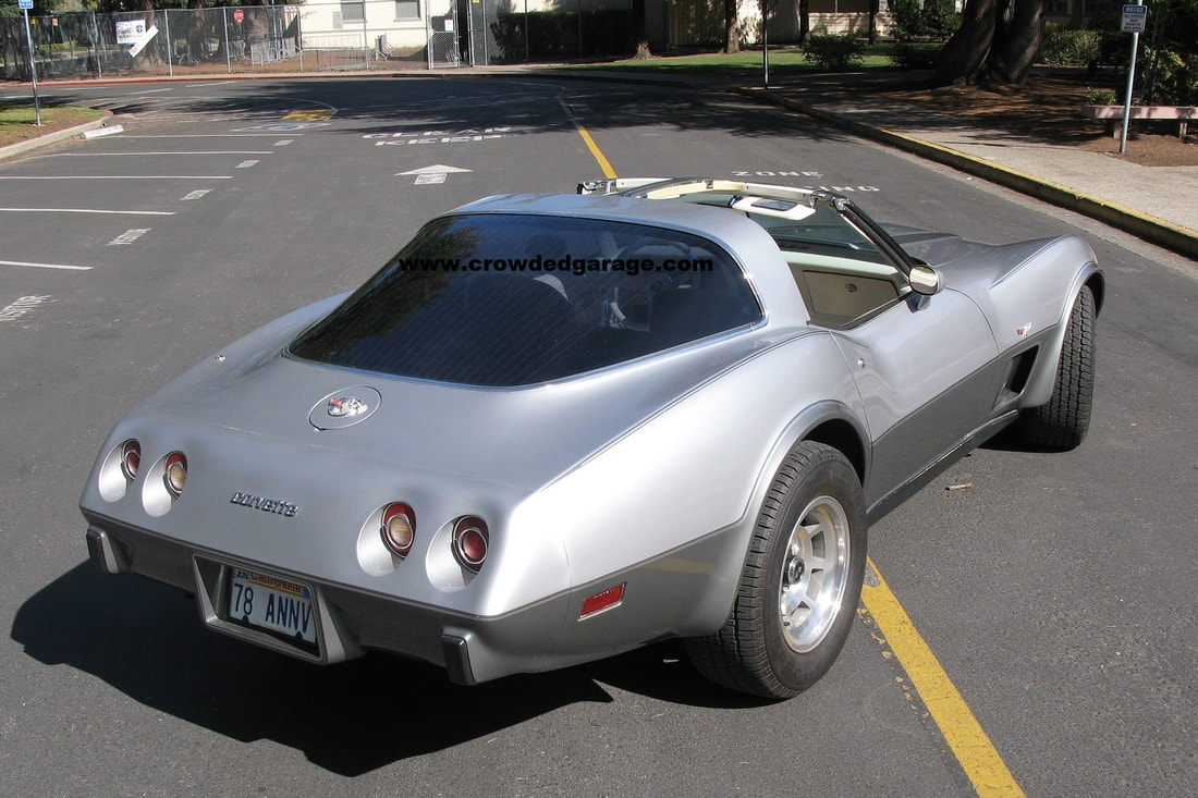 1978 Corvette Silver Anniversary Special Edition two tone gray
